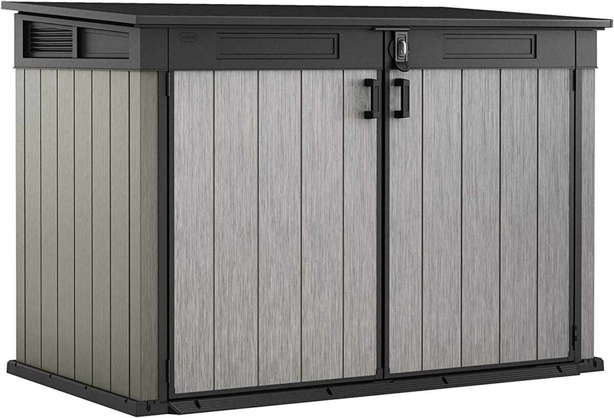 Keter Grande Store 2020L Storage Shed – Grey - Image 1