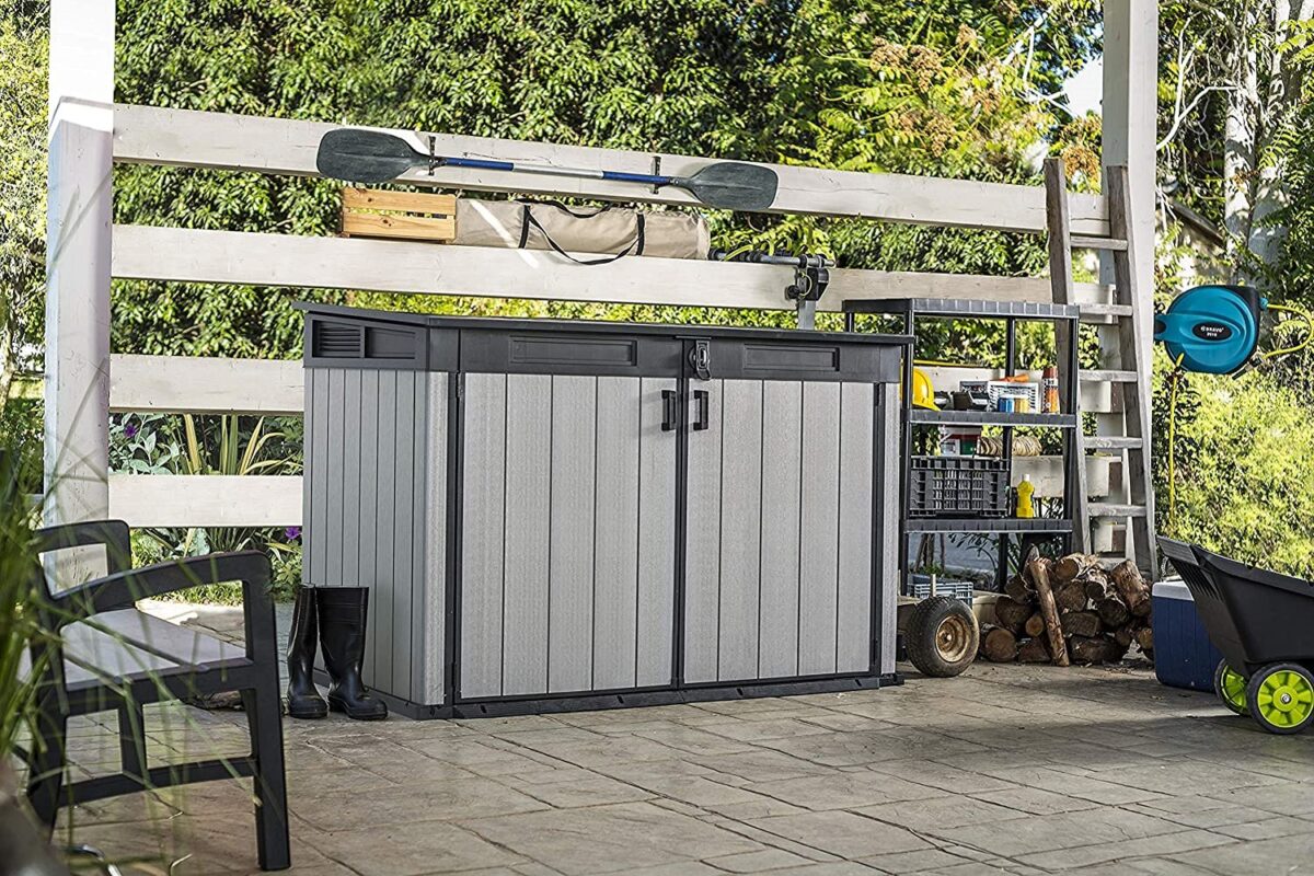 Keter Grande Store 2020L Storage Shed – Grey - Image 2